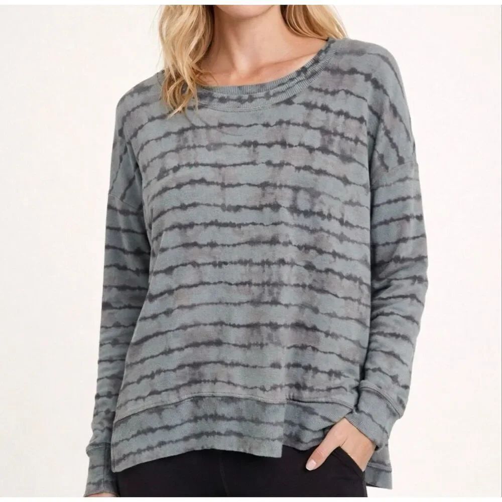 Athleta Printed Coaster Luxe Sweatshirt